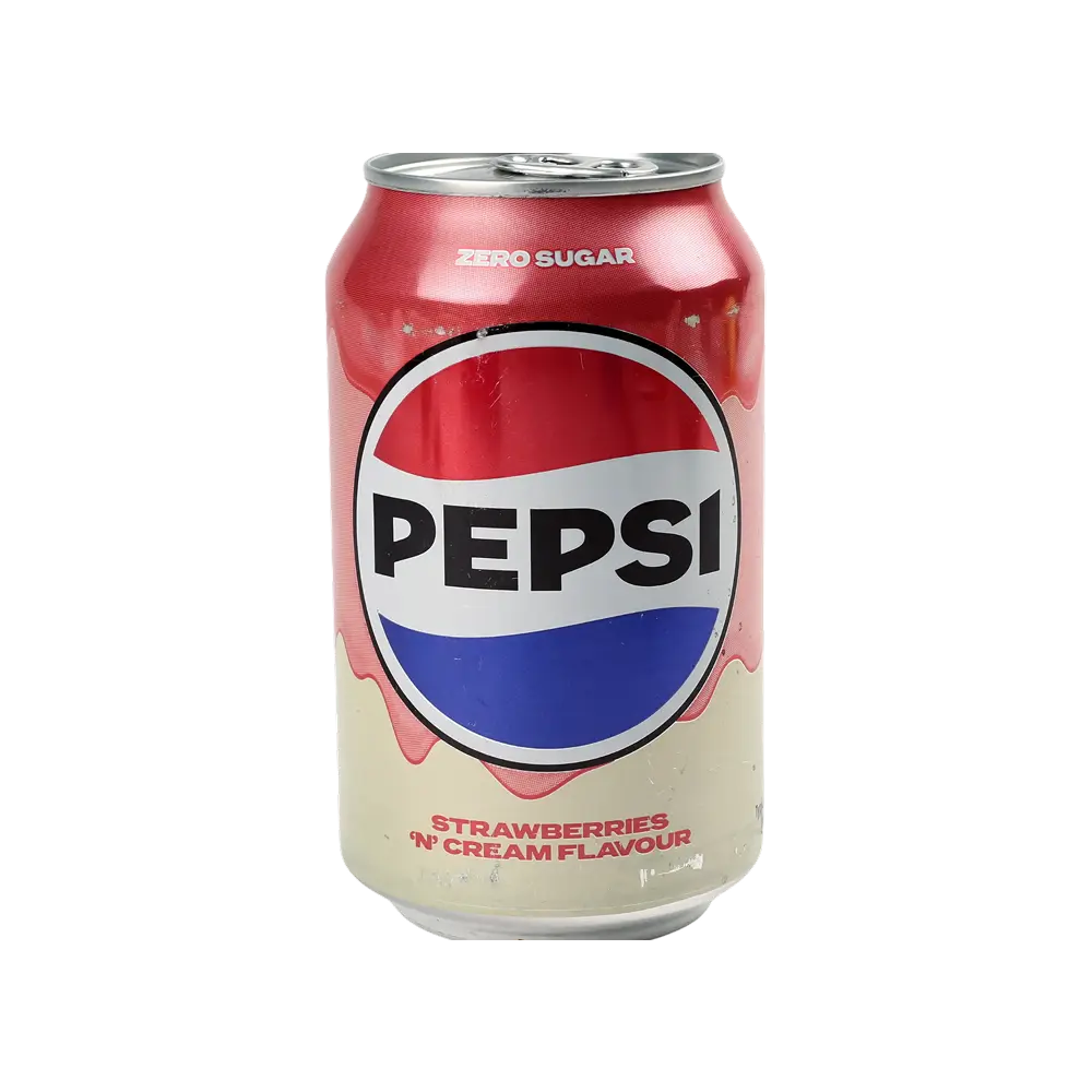 Pepsi Strawberries 'N' Cream Zero Sugar - UK Edition