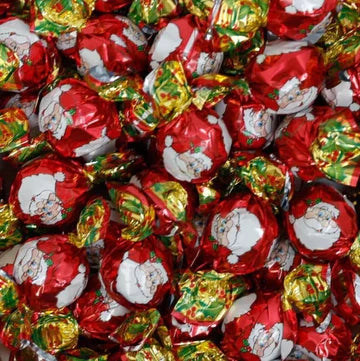 Julepraliner med Julemandsmotiv - Santa Pralines