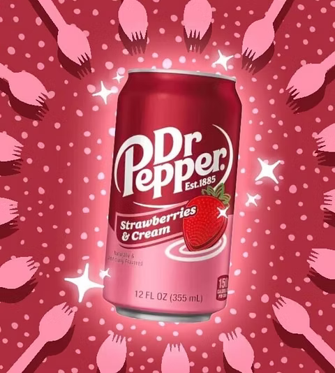 Dr Pepper Strawberries & Cream