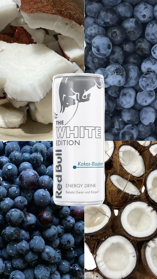 Red Bull The White Edition - Kokos & Blåbær 250ml