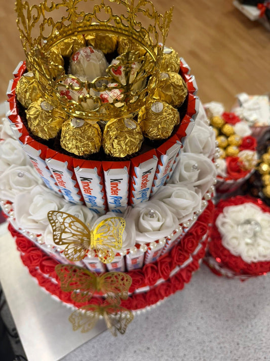 Kinder Riegel Lagkage - Luksuriøs Chokoladekage