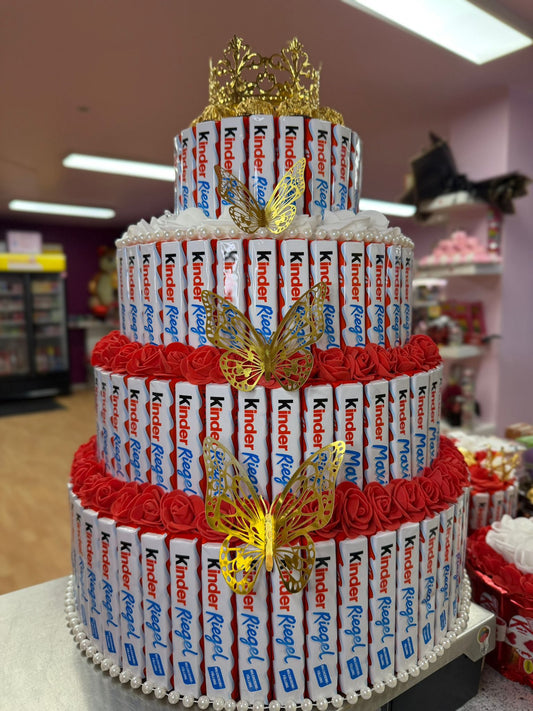 Kinder Riegel Lagkage - Luksuriøs Chokoladekage