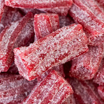 Sure Jordbærmursten - Fizzy Strawberry Bricks