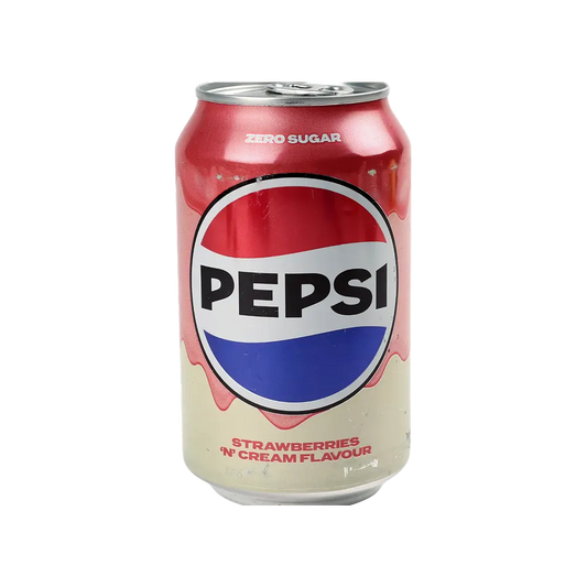 Pepsi Strawberries 'N' Cream Zero Sugar - UK Edition