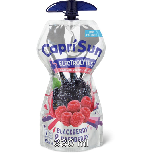 Capri-Sun +Electrolytes Blackberry & Raspberry 15 x 330 ml