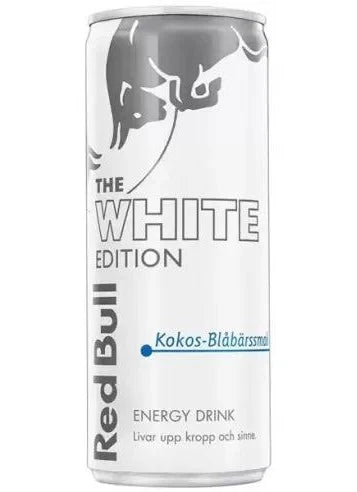 Red Bull The White Edition - Kokos & Blåbær 250ml