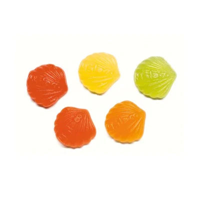 Surt Vingummi Muslingeskaller